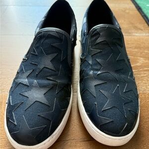 Valentino Garavani Navy Star Slip-On Sneakers